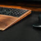 The Pro Magic Walnut Keyboard and Trackpad Tray