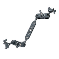 13 inch dual articulating arm extension system with NATO rail and 20mm ball joints