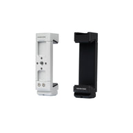 Pro Universal NATO phone clamp shown in silver and black finishes