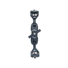 Dual 20mm ball articulating arm with 1/4-20 thread and ARRI anti-twist pins
