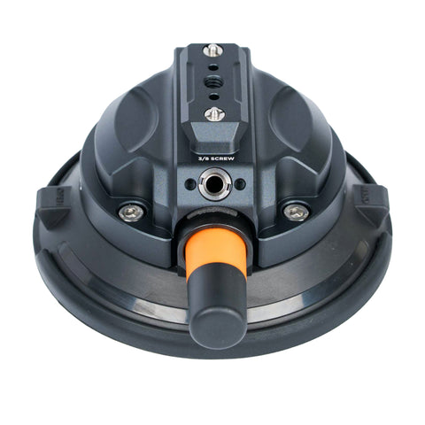 Close-up of 4.5 inch suction cup base showing rubber seal and locking mechanism