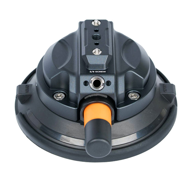 Close-up of 4.5 inch suction cup base showing rubber seal and locking mechanism