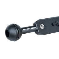 6.5 inch extension arm connecting two articulating arms on camera rig