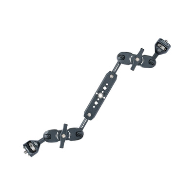 13 inch dual articulating arm system shown with interchangeable ball ends