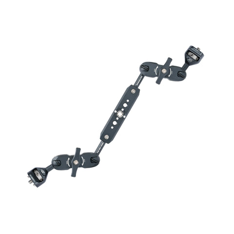 13 inch dual articulating arm system shown with interchangeable ball ends