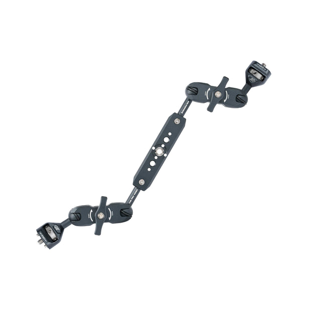 13 inch dual articulating arm system shown with interchangeable ball ends
