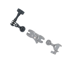 20mm ball action camera adapter with standard 3-prong GoPro mount