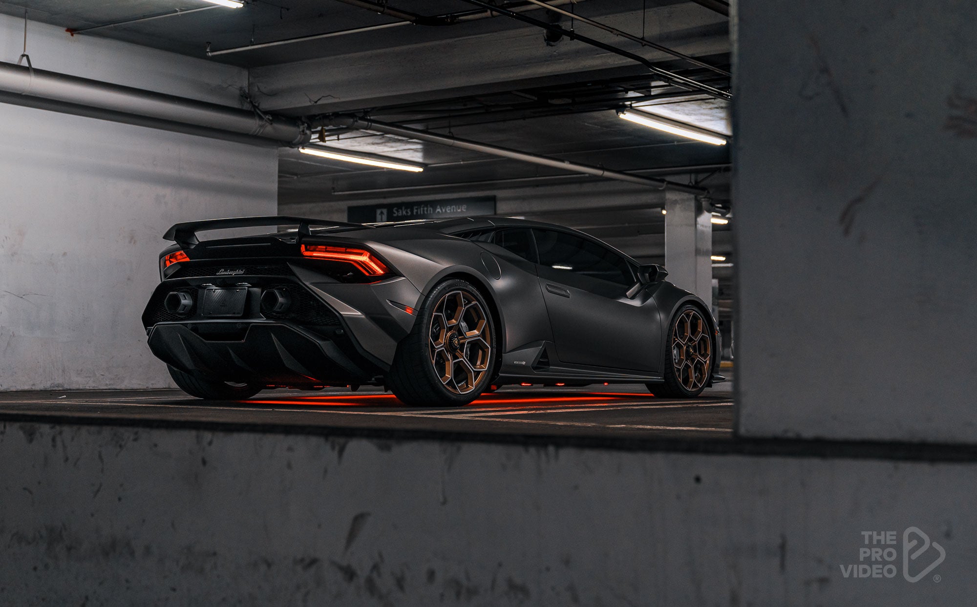 Load video: Menacing Lamborghini Tecnica 