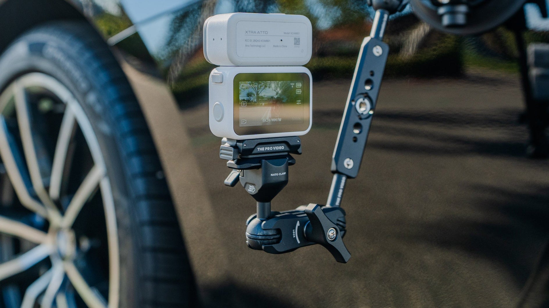 Low Rear Tracking Shot