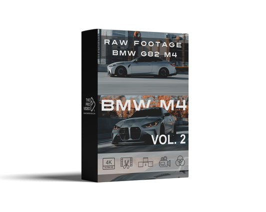 BMW M4 4K Raw Video Footage for Editors