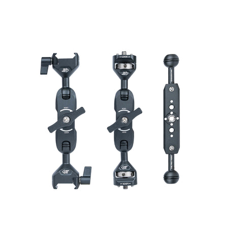 Dual Articulating Arm Bundle: two articulating arms and a 6.5 inch extension arm