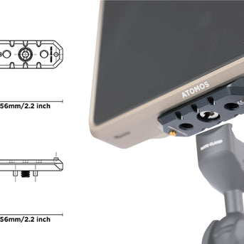 NATO Rail Monitor Mount with Anti-Twist Pins