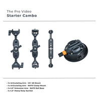 The Pro Video Action Camera Car Mount Bundle