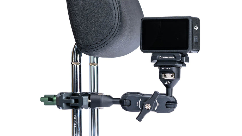 First Tool-Free Headrest Mount
The built-in locking knob lets you attach or remove the mount in seconds without using tools.