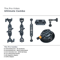 The Pro Video Action Camera Car Mount Bundle