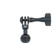 Action camera mount adapter with 20mm ball for GoPro, DJI, and Insta360